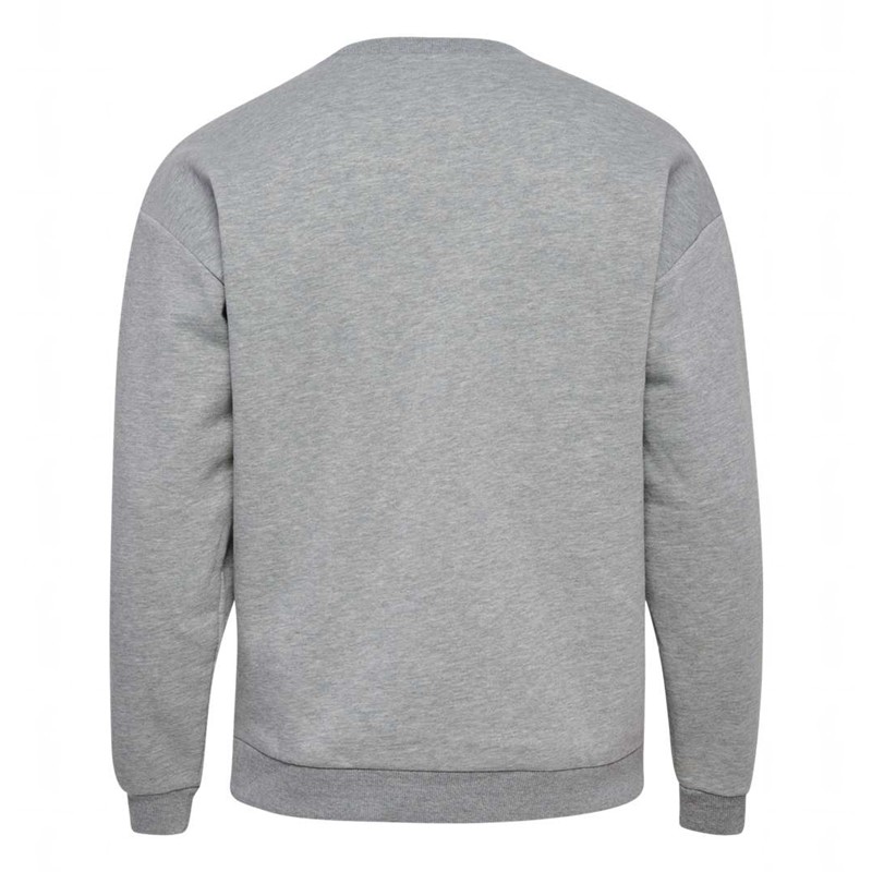 Sweats Hummel Loose Crewneck Bee Homme Grise | 250689-389