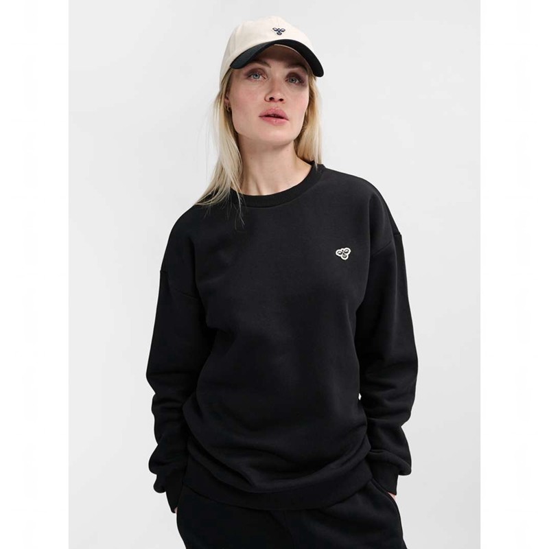 Sweats Hummel Loose Crewneck Bee Homme Noir | 853692-305