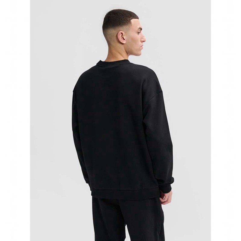 Sweats Hummel Loose Crewneck Bee Homme Noir | 853692-305