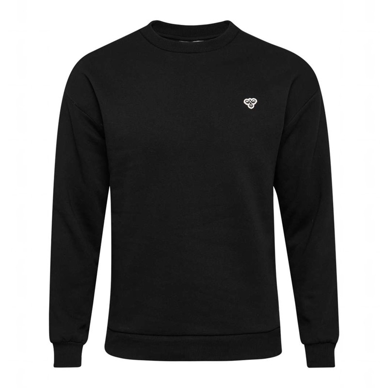 Sweats Hummel Loose Crewneck Bee Homme Noir | 853692-305