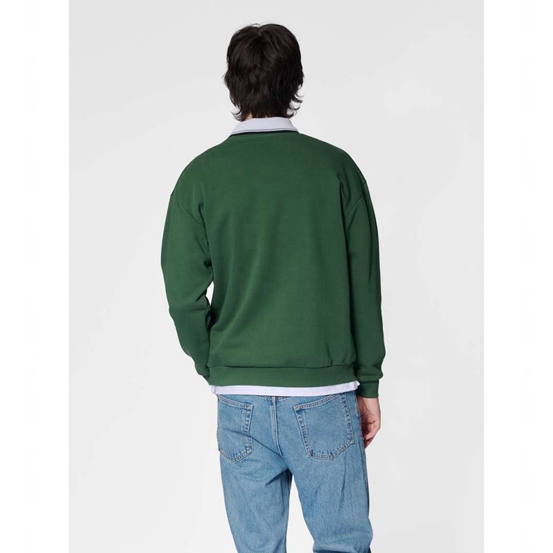 Sweats Hummel Loose Crewneck University Bee Femme Vert | 871791-733