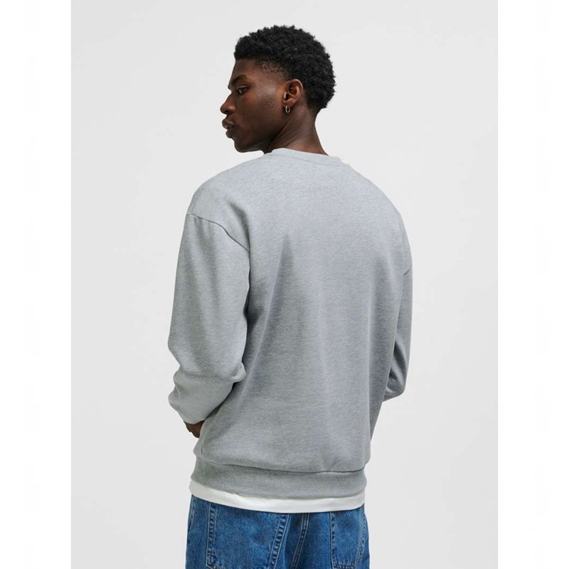 Sweats Hummel Loose Crewneck University Bee Femme Grise | 215836-584