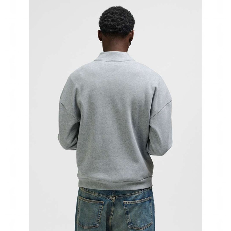 Sweats Hummel Loose Half Zip Bee Femme Grise | 084121-824