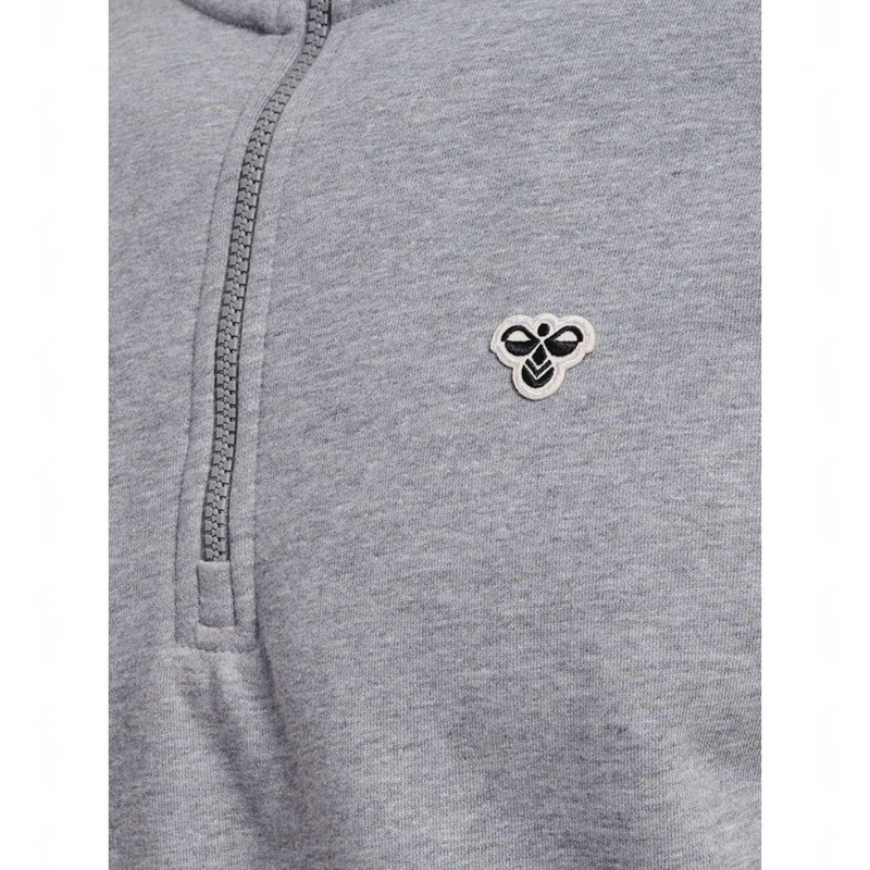Sweats Hummel Loose Half Zip Bee Femme Grise | 084121-824