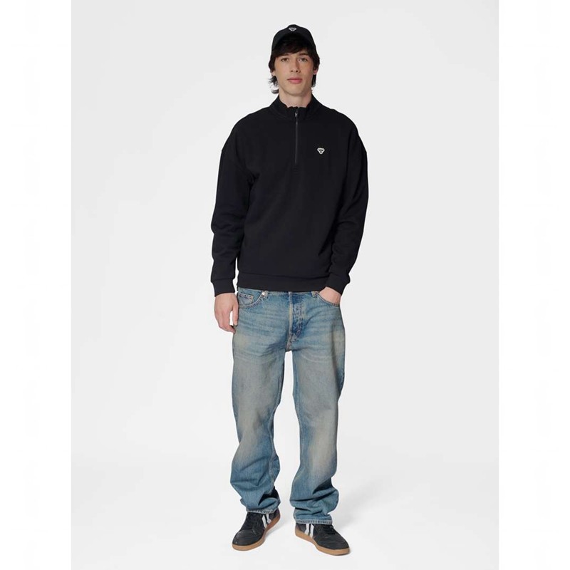 Sweats Hummel Loose Half Zip Bee Femme Noir | 447816-813
