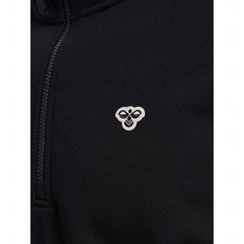 Sweats Hummel Loose Half Zip Bee Femme Noir | 447816-813