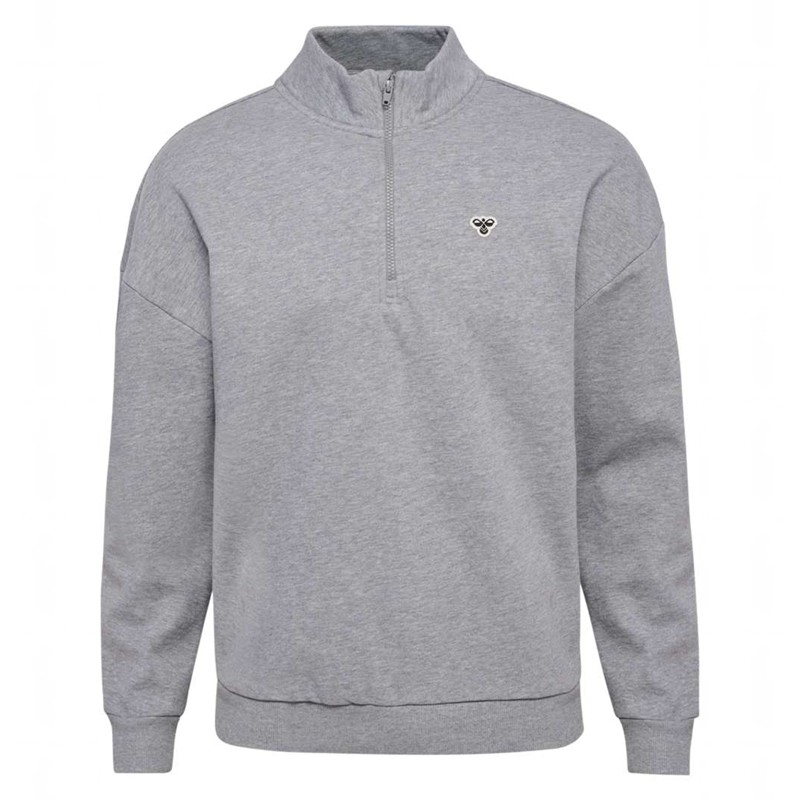 Sweats Hummel Loose Half Zip Bee Homme Grise | 895488-452