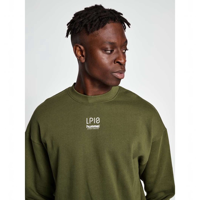 Sweats Hummel Lp10 Boxy Homme Vert | 428739-114