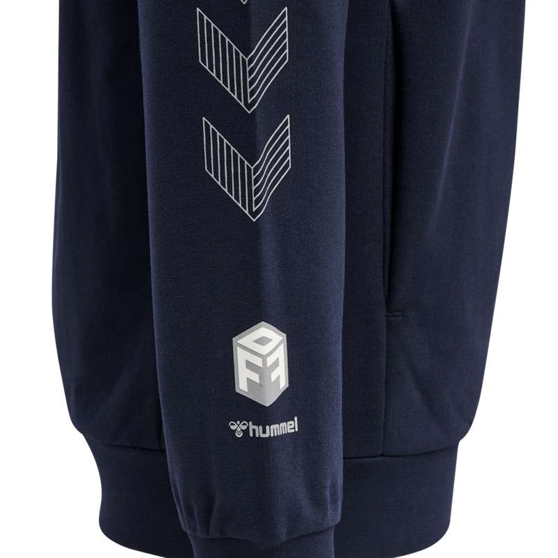 Sweats Hummel Move Grid Cotton Enfant Bleu Marine | 151468-606