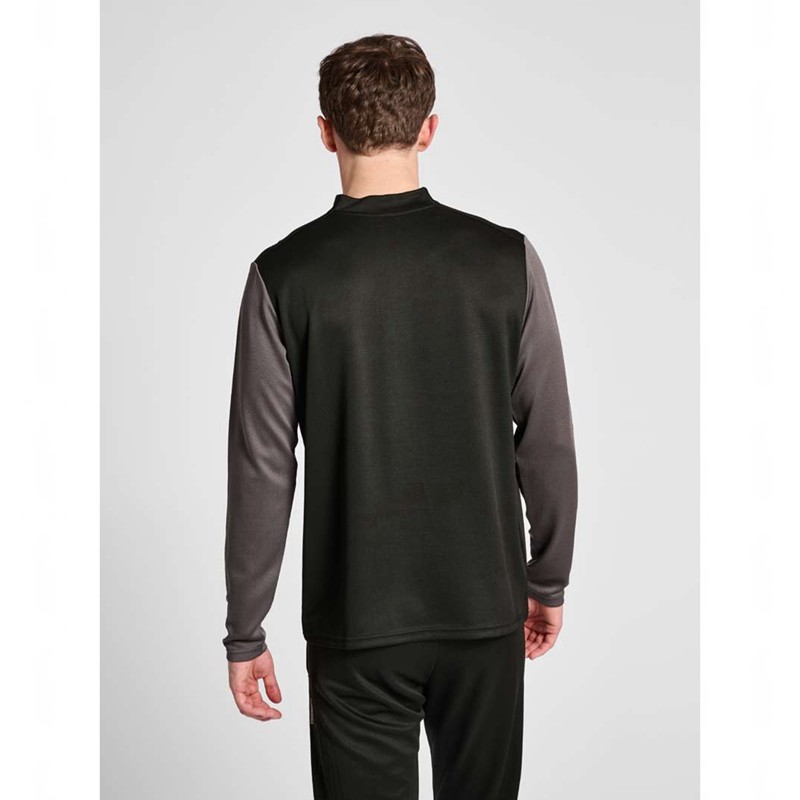 Sweats Hummel Ongrid 1/2 Zip Poly Sweat Homme Noir | 838560-043
