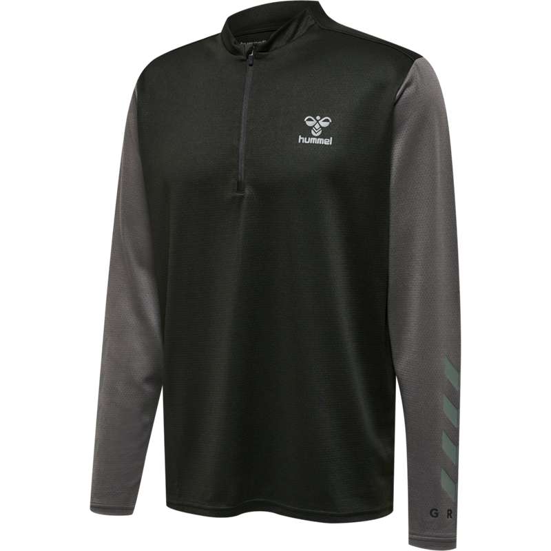 Sweats Hummel Ongrid 1/2 Zip Poly Sweat Homme Noir | 838560-043