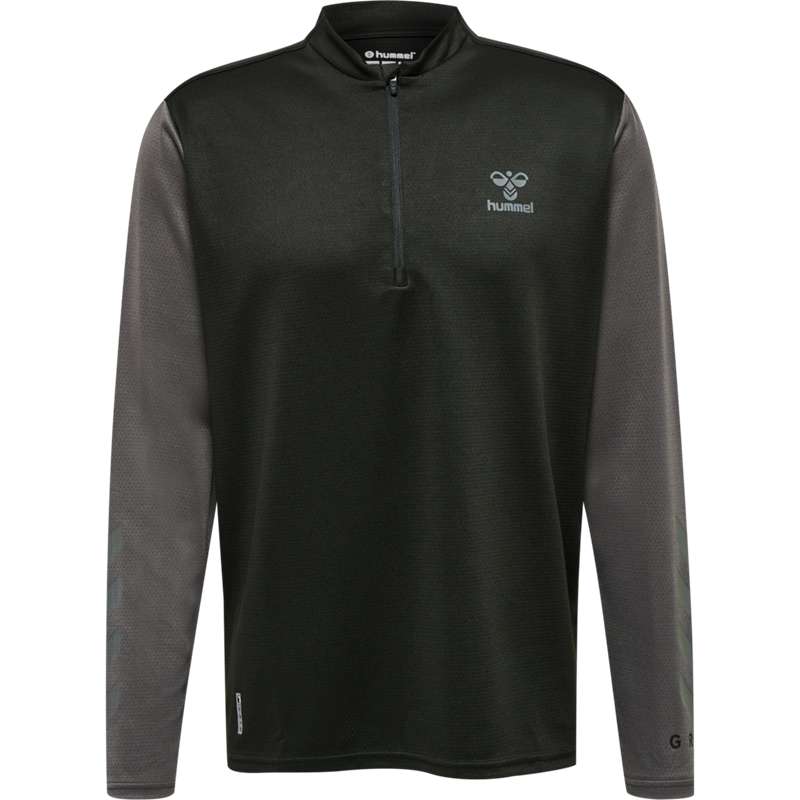 Sweats Hummel Ongrid 1/2 Zip Poly Sweat Homme Noir | 838560-043