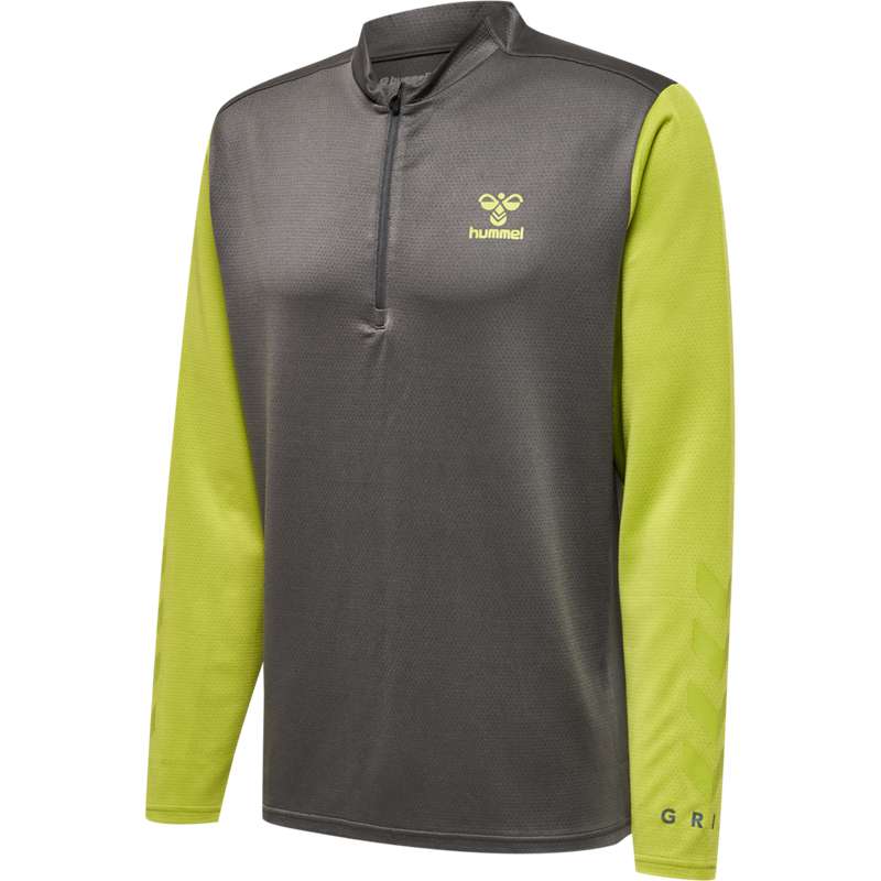 Sweats Hummel Ongrid 1/2 Zip Poly Sweat Homme Grise | 293697-689