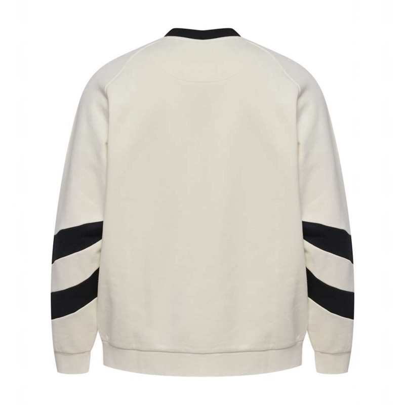 Sweats Hummel Oversized Crew Sportswear Swarm Femme Blanche | 481686-929