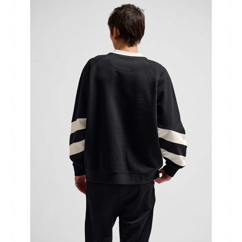 Sweats Hummel Oversized Crew Sportswear Swarm Homme Noir | 708273-924