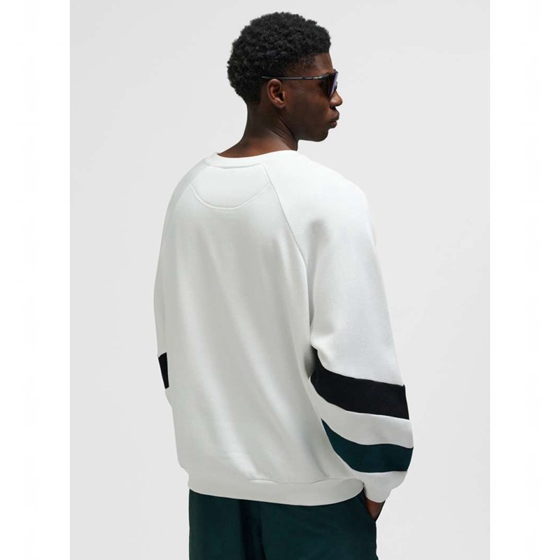 Sweats Hummel Oversized Crew Sportswear Homme Blanche | 719942-680