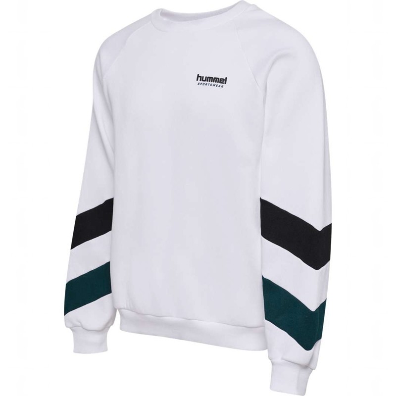 Sweats Hummel Oversized Crew Sportswear Homme Blanche | 719942-680