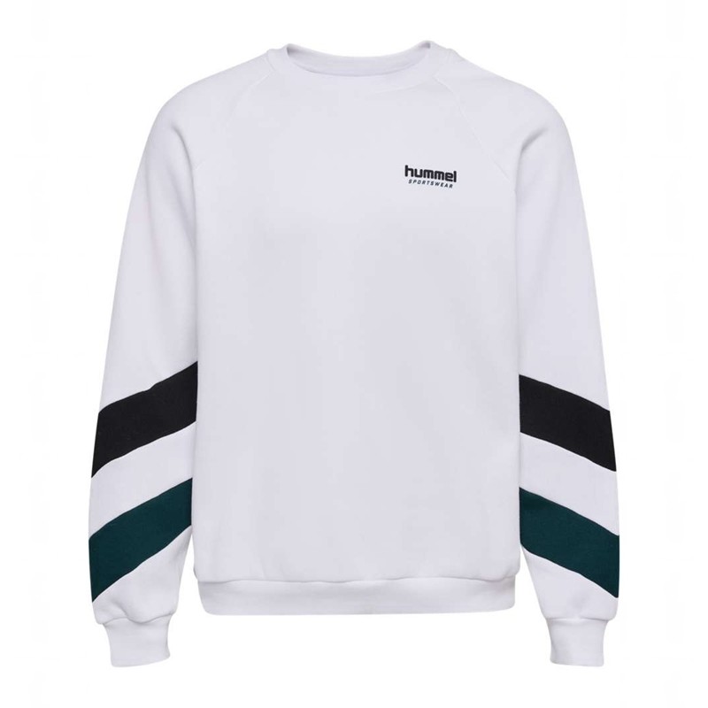 Sweats Hummel Oversized Crew Sportswear Homme Blanche | 719942-680