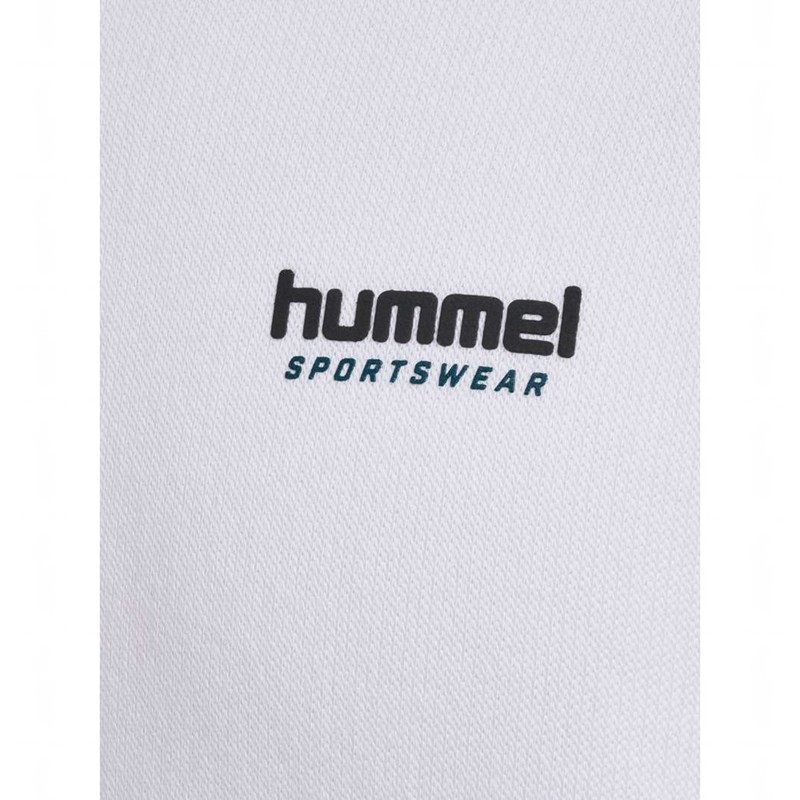 Sweats Hummel Oversized Crew Sportswear Homme Blanche | 719942-680