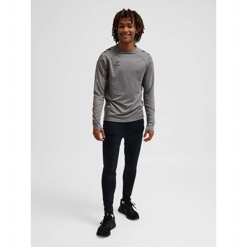 Sweats Hummel Pro Training Crew Sweat Homme Grise | 981910-721