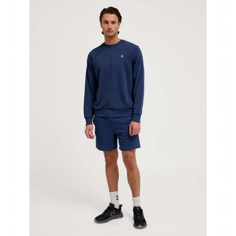 Sweats Hummel Pulse Sweat Crewneck Homme Bleu Marine | 931604-148