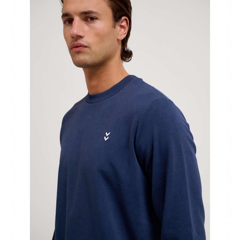 Sweats Hummel Pulse Sweat Crewneck Homme Bleu Marine | 931604-148