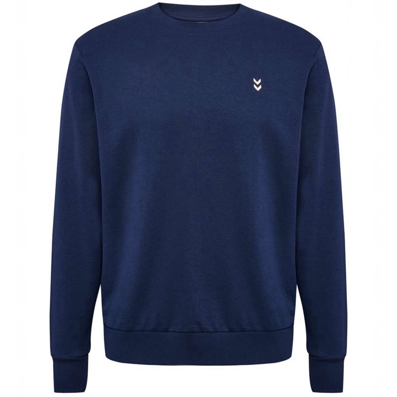 Sweats Hummel Pulse Sweat Crewneck Homme Bleu Marine | 931604-148
