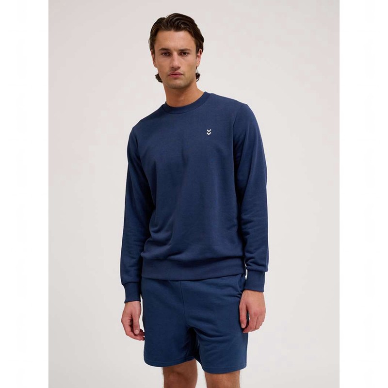 Sweats Hummel Pulse Sweat Crewneck Homme Bleu Marine | 931604-148