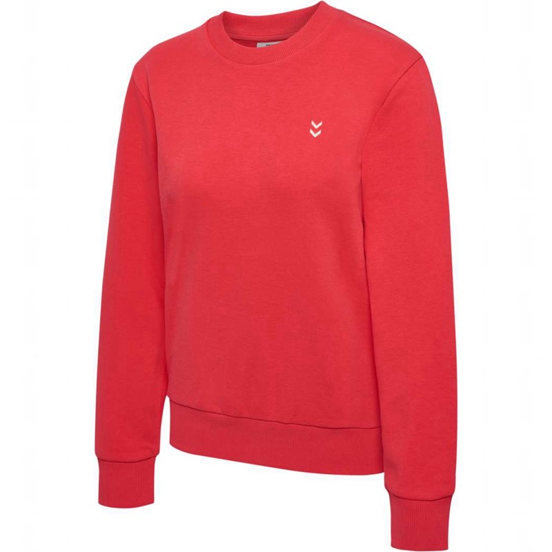 Sweats Hummel Pulse W Sweat Crewneck Femme Rouge | 927532-583