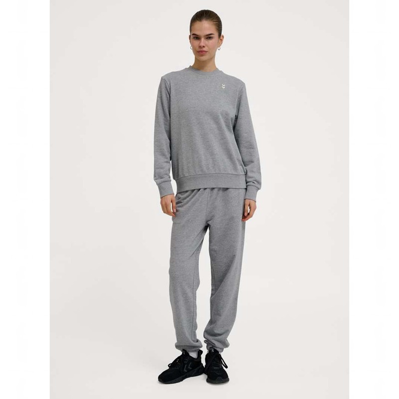 Sweats Hummel Pulse W Sweat Crewneck Femme Grise | 403114-506