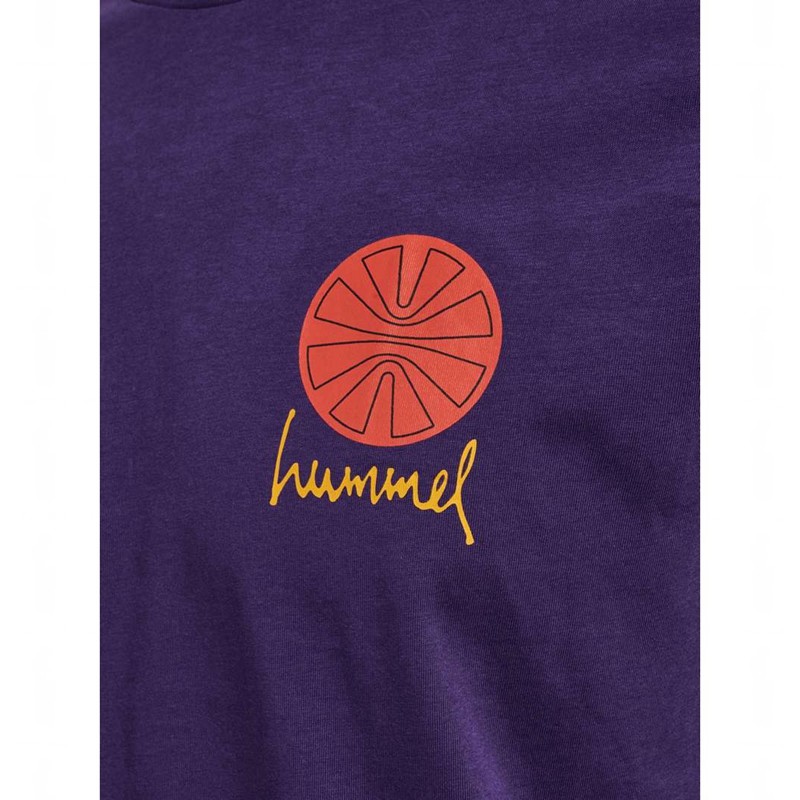 Sweats Hummel Regular Graphic S/S Homme Violette | 503087-968