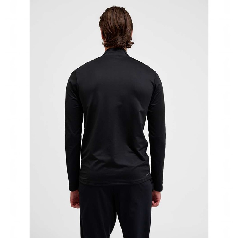 Sweats Hummel Te Strength Pl Half Zip Homme Noir | 305469-273