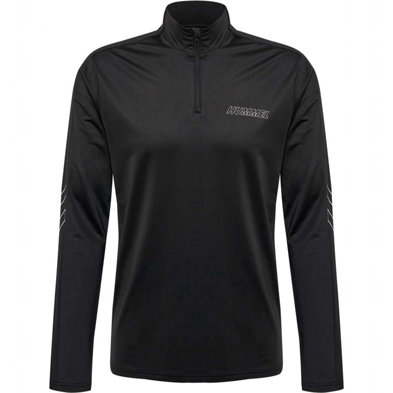 Sweats Hummel Te Strength Pl Half Zip Homme Noir | 305469-273