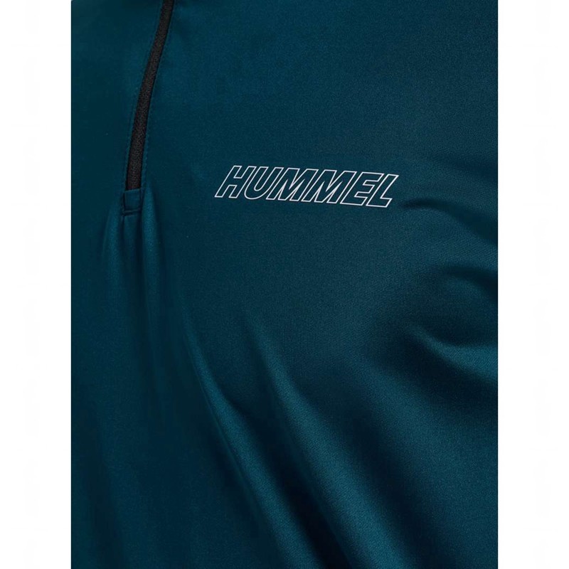 Sweats Hummel Te Strength Pl Half Zip Homme Bleu Marine | 134701-165