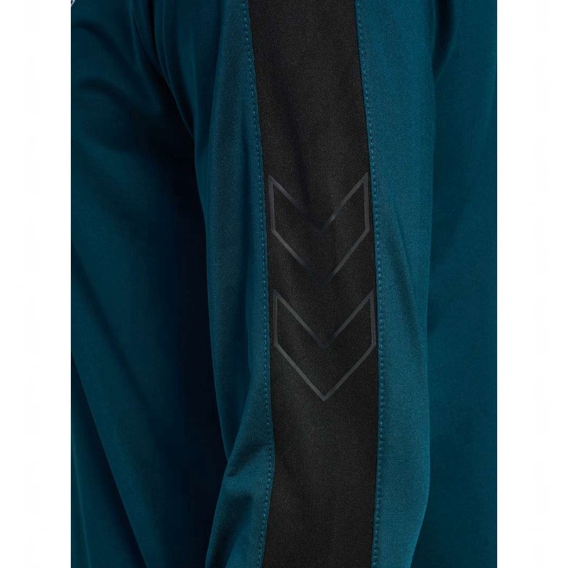 Sweats Hummel Te Strength Pl Half Zip Homme Bleu Marine | 134701-165