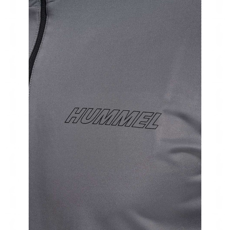 Sweats Hummel Te Strength Pl Half Zip Homme Grise | 056601-520