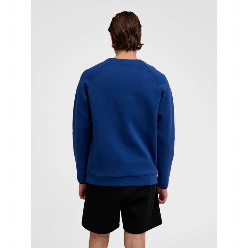 Sweats Hummel Tech Fleece Regular Crew Homme Bleu | 659649-632