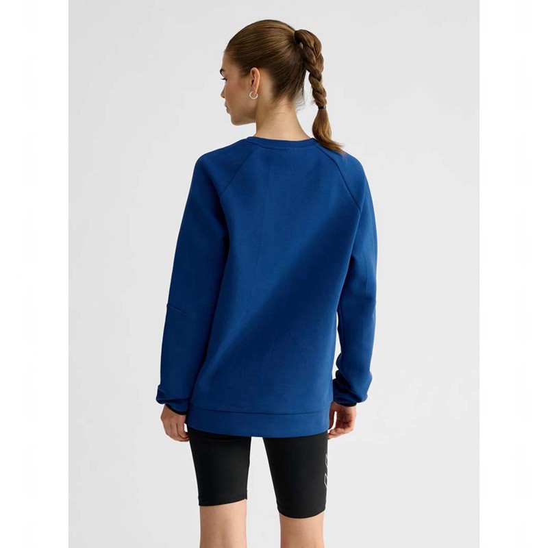 Sweats Hummel Tech Fleece Regular Crew Homme Bleu | 659649-632