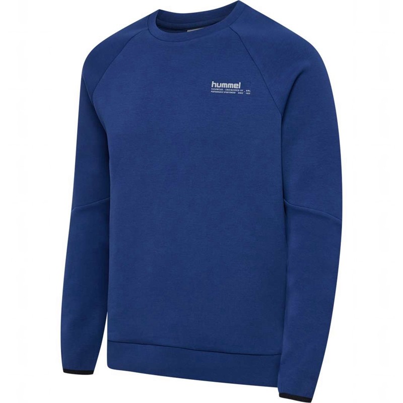 Sweats Hummel Tech Fleece Regular Crew Homme Bleu | 659649-632