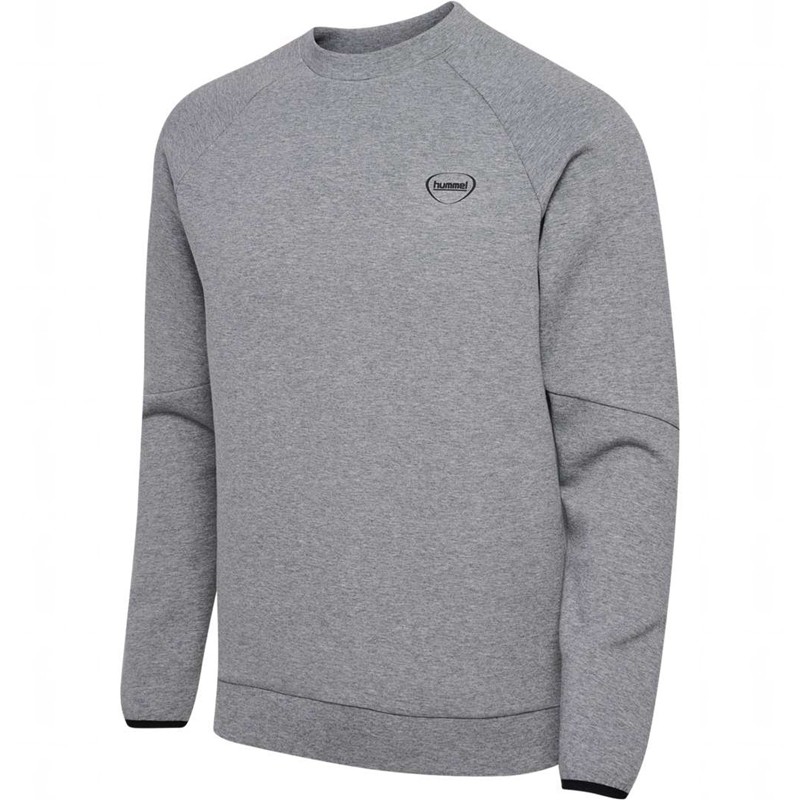 Sweats Hummel Tech Fleece Regular Crew Homme Grise | 274845-476