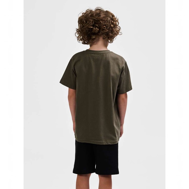 Sweats Hummel Tres S/S Enfant Vert Olive | 298972-140
