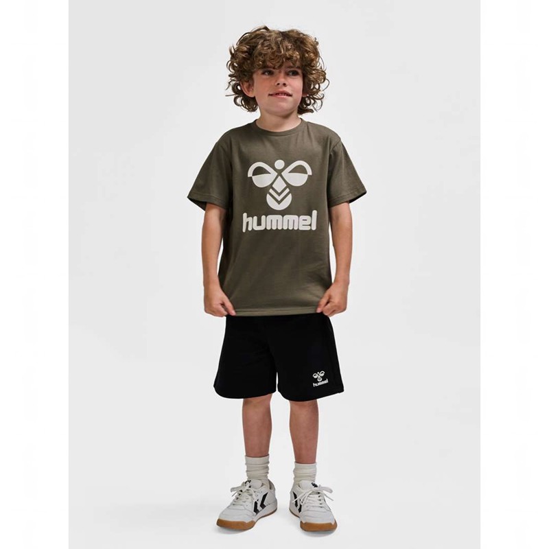 Sweats Hummel Tres S/S Enfant Vert Olive | 298972-140