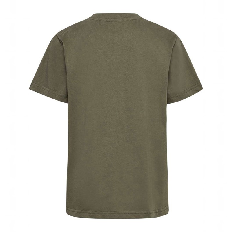 Sweats Hummel Tres S/S Enfant Vert Olive | 298972-140