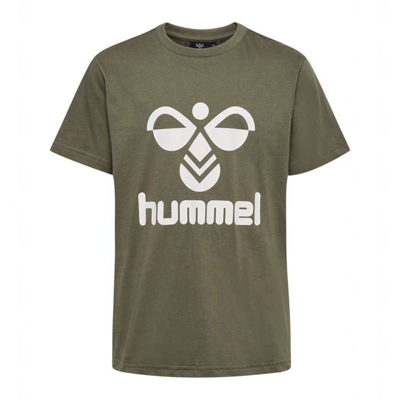 Sweats Hummel Tres S/S Enfant Vert Olive | 298972-140