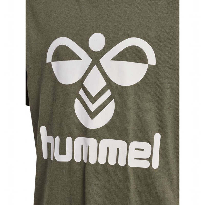 Sweats Hummel Tres S/S Enfant Vert Olive | 298972-140