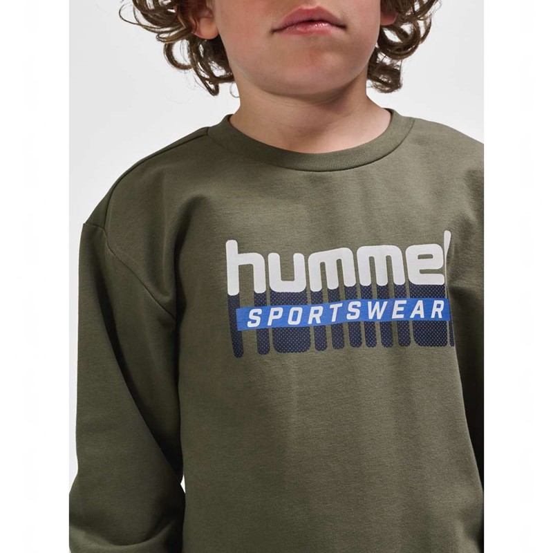 Sweats Hummel Tukas Enfant Vert Olive | 740756-156