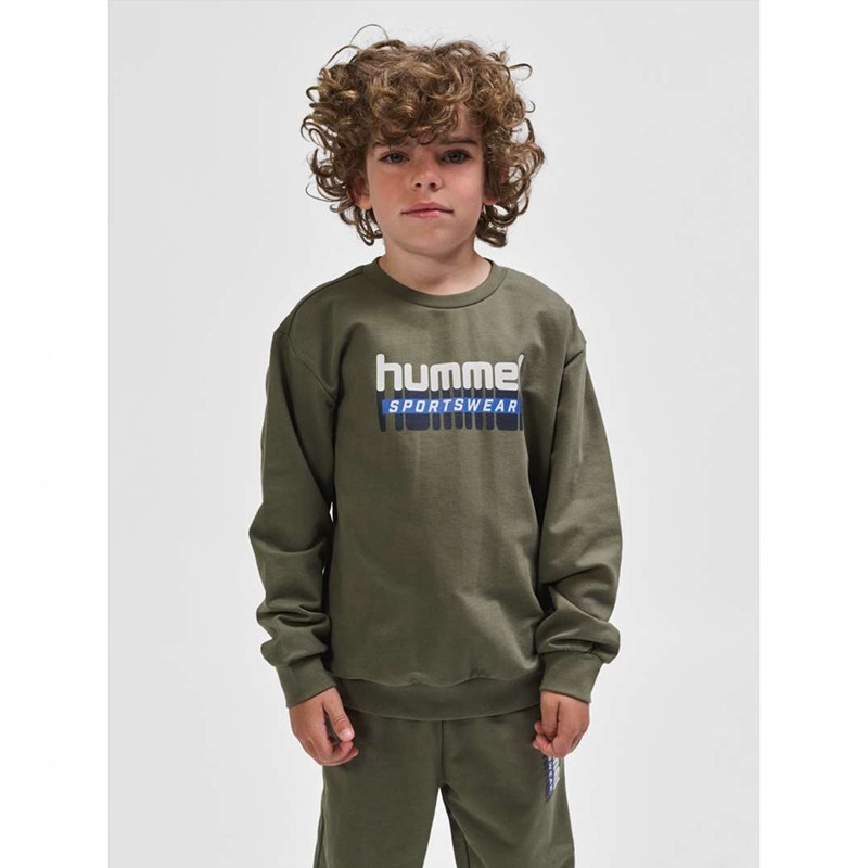 Sweats Hummel Tukas Enfant Vert Olive | 740756-156