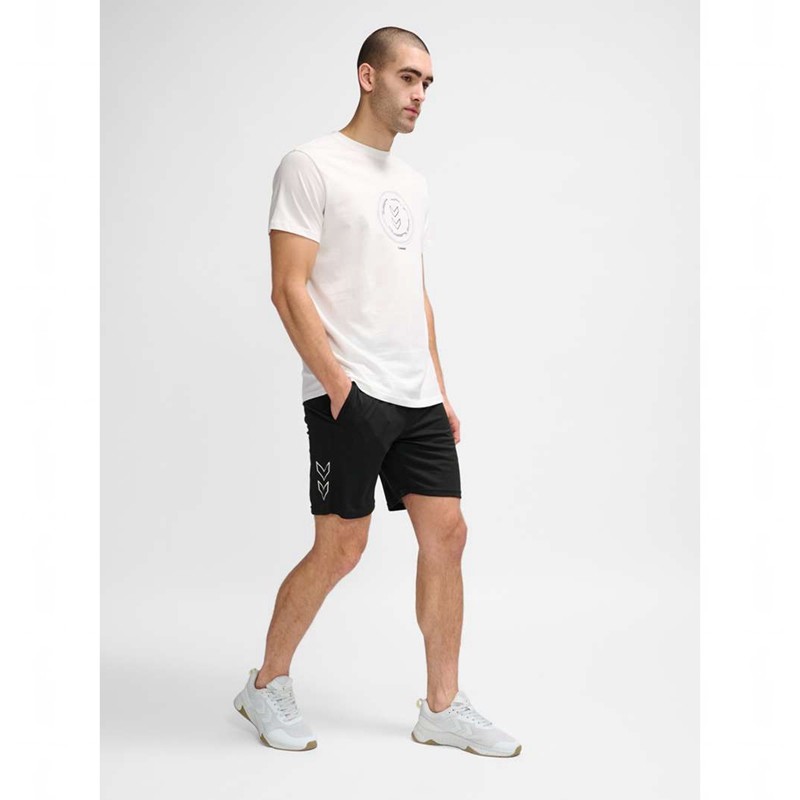 T Shirts Hummel Active Circle Co S/S Homme Blanche | 384768-891