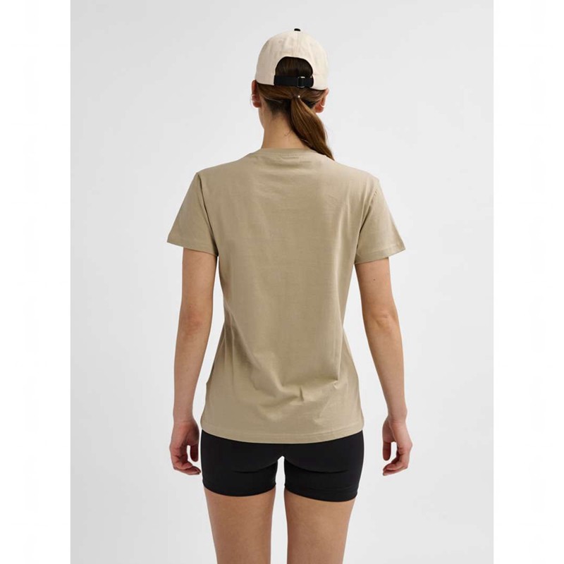 T Shirts Hummel Active Co S/S Femme Beige | 444027-079