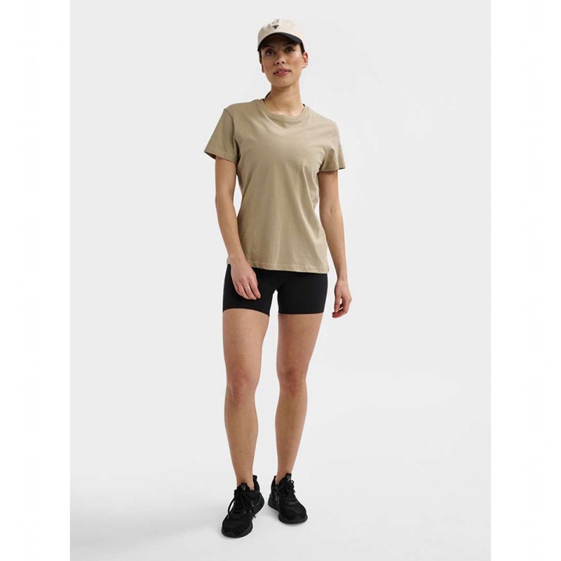 T Shirts Hummel Active Co S/S Femme Beige | 444027-079